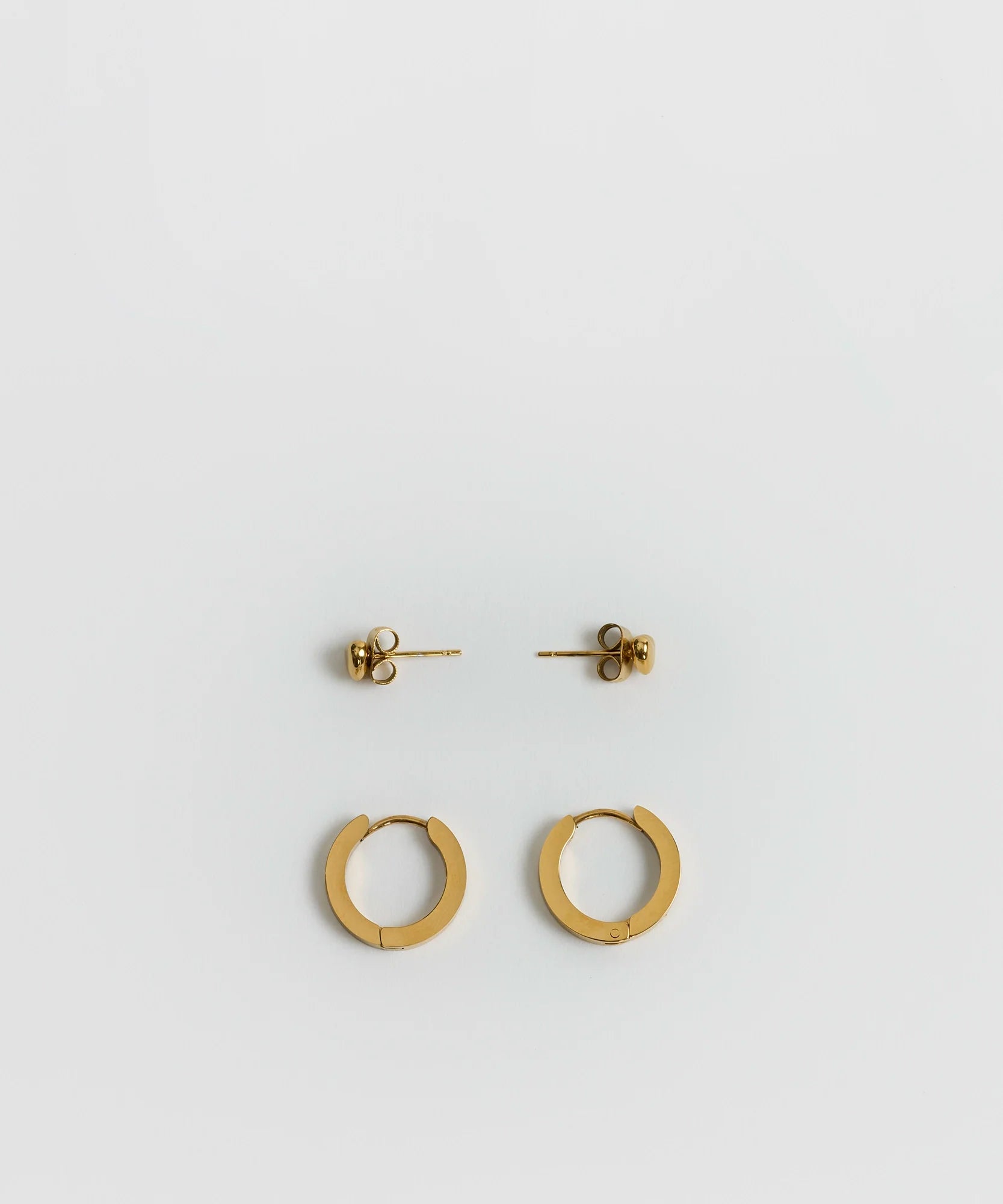 Set Aros Corazón Argolla Woman