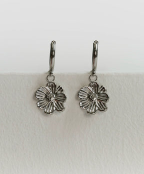 Aros Argollas Flor Woman