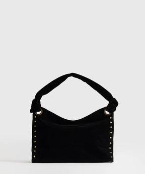 Cartera De Hombro Handle Anudado Tachas Boho