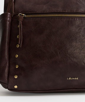 Mochila Tachas Puller Gamuza Boho