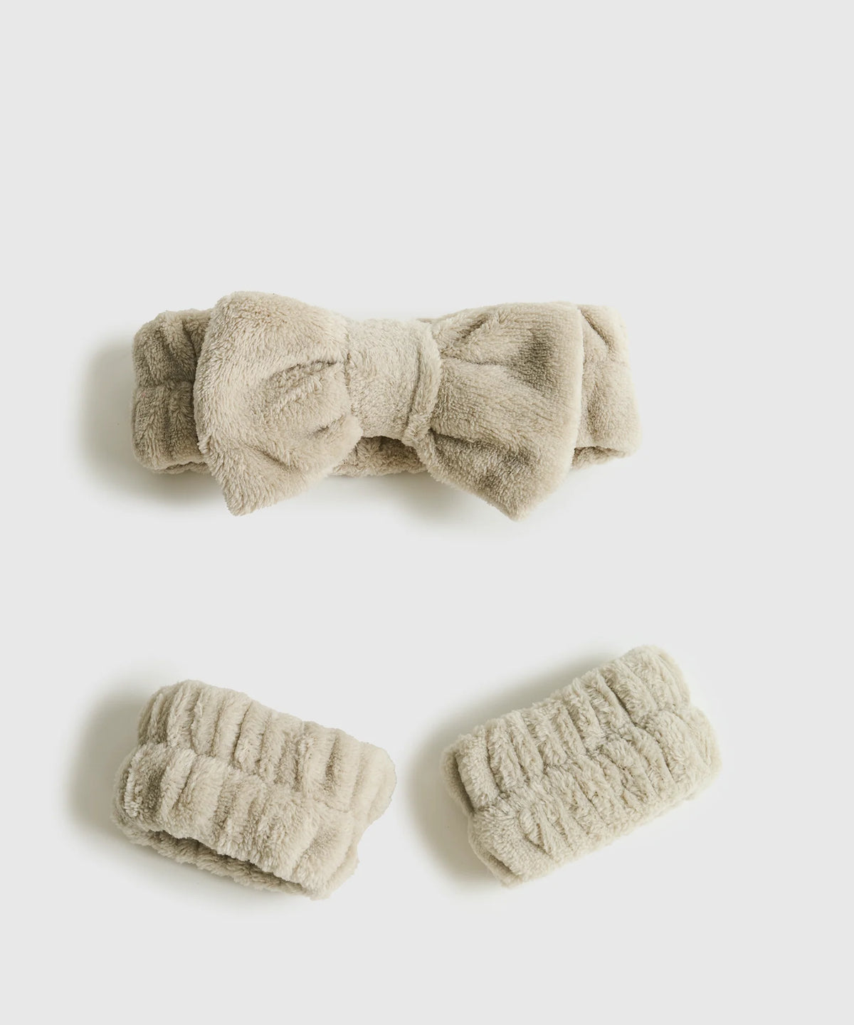 Cintillo Skincare Set Cintillo + Muñequeras Self Care