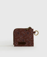 Tarjetero Canvas Flores Boho