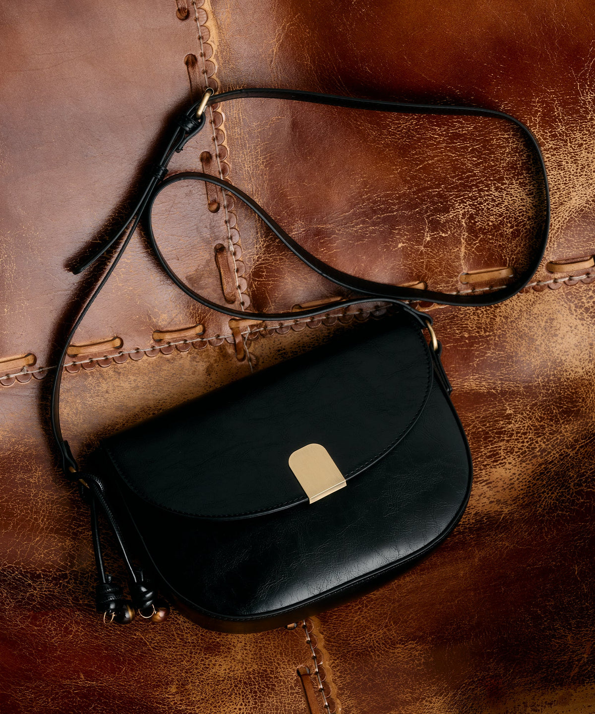 Cartera Bandolera Bandolera Acharolada Charm Woman