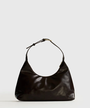 Cartera De Hombro Acharolada Herraje Handle Woman