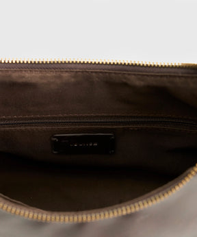 Cartera De Hombro Acharolada Herraje Handle Woman