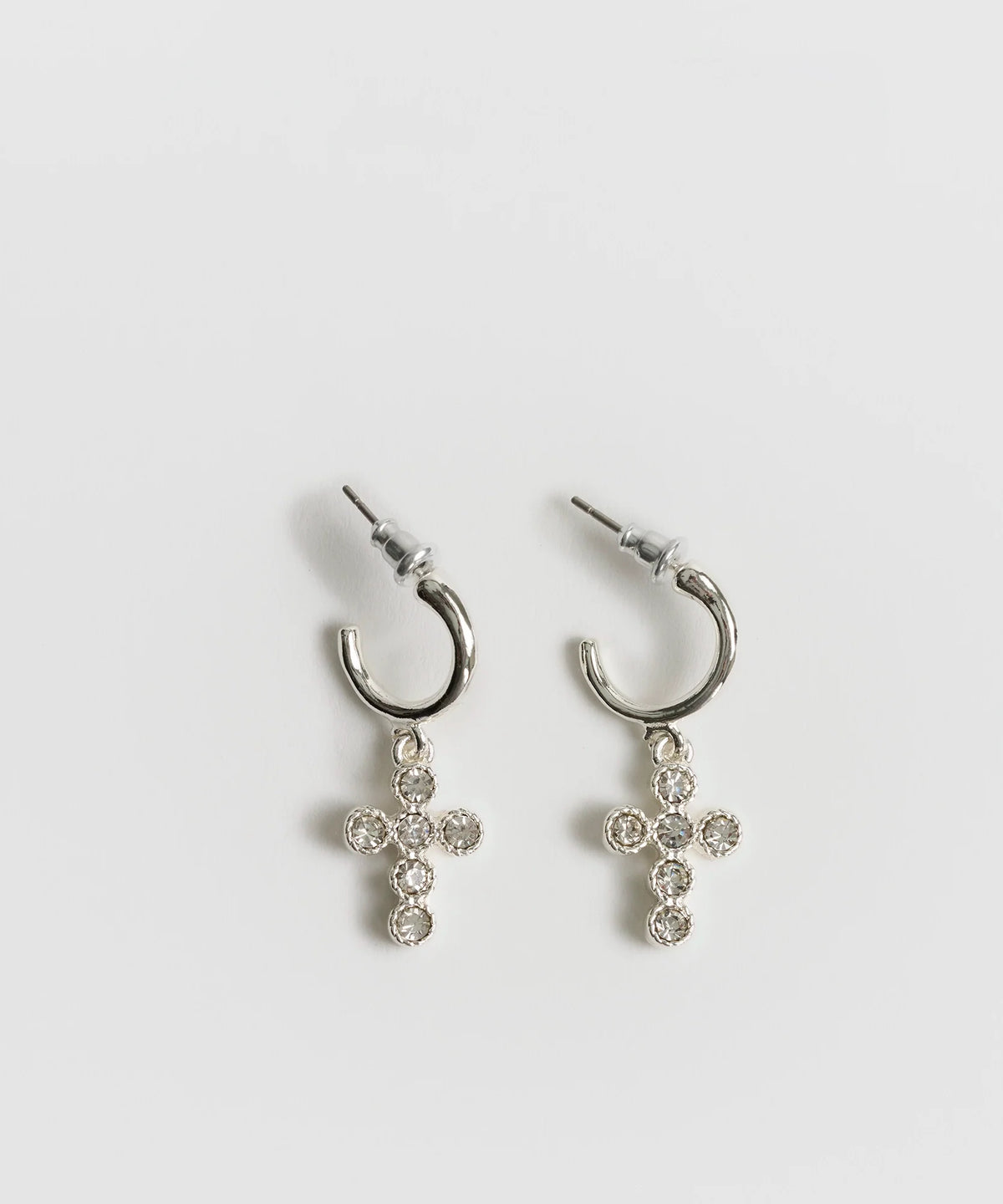 Aros Cruz Strass Woman