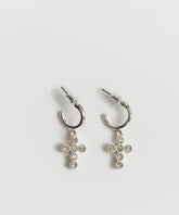 Aros Cruz Strass Woman