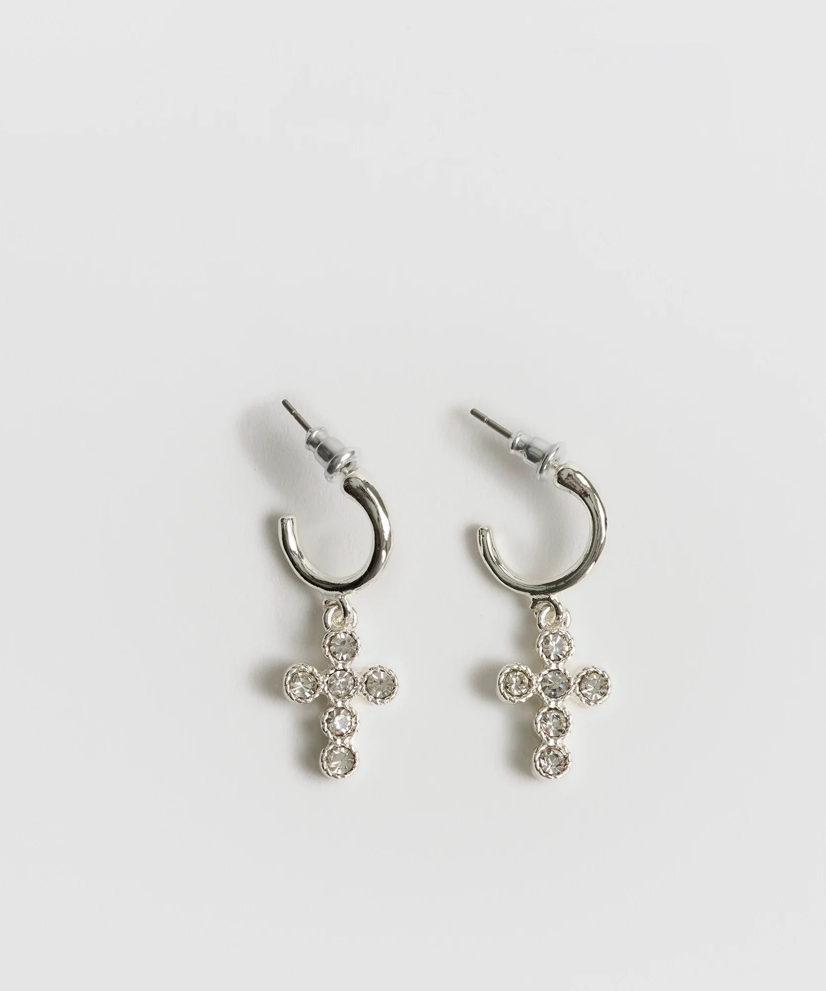 Aros Cruz Strass Woman