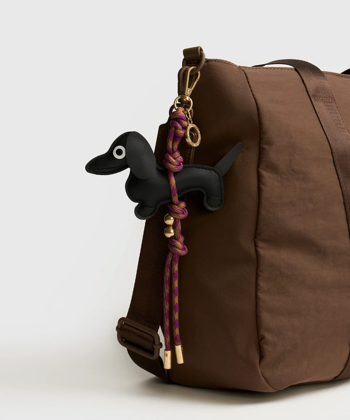 Llavero Charm Perro Salchicha Cuerda Craft