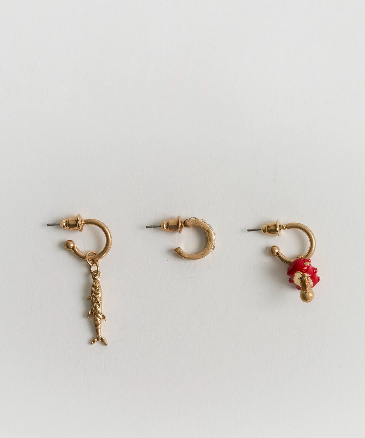 Set Aros Argollas Pequeñas Diferentes Street