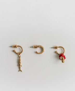 Set Aros Argollas Pequeñas Diferentes Street