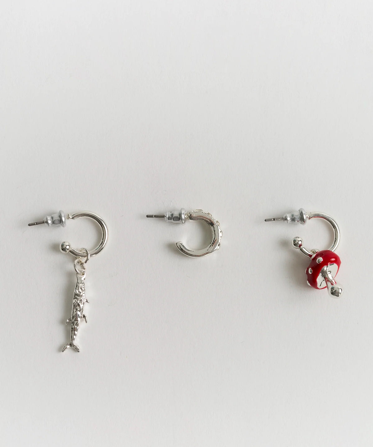 Set Aros Argollas Pequeñas Diferentes Street