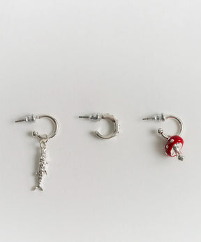 Set Aros Argollas Pequeñas Diferentes Street