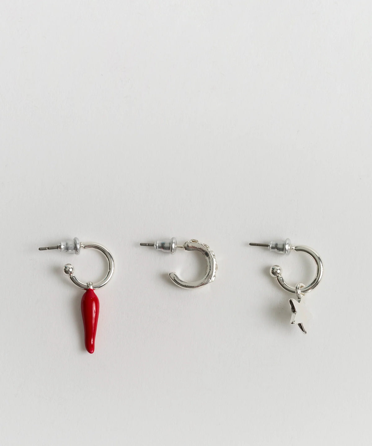 Set Aros Argollas Pequeñas Diferentes Street