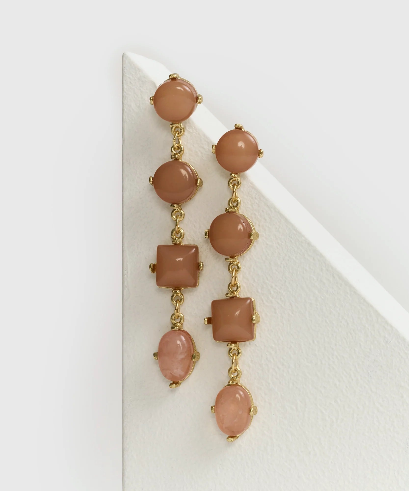 Aros Piedras Irregulares Boho