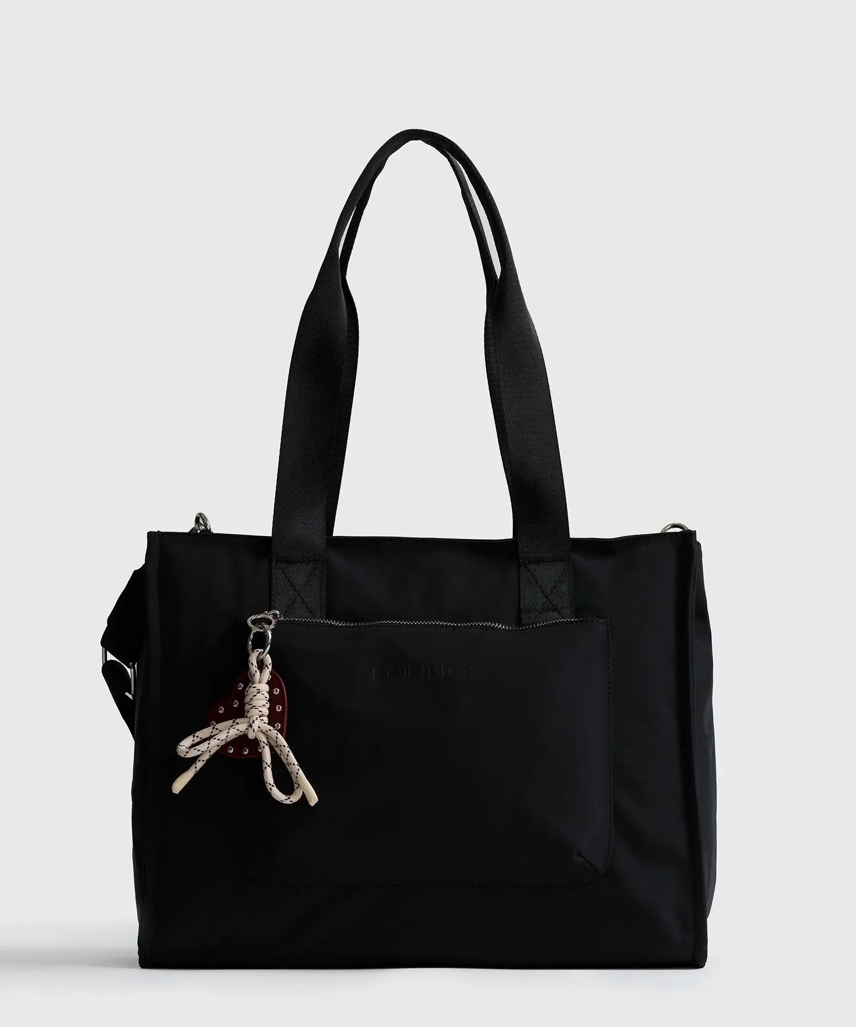 Bolso Nylon Notebook Charm Corazón Street