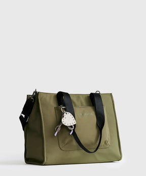 Bolso Nylon Notebook Charm Corazón Street