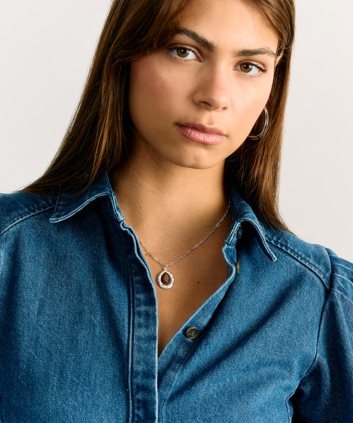 Collar Machacado Piedra Boho