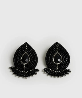 Aros Piedra Mostacillas Flecos Fiesta