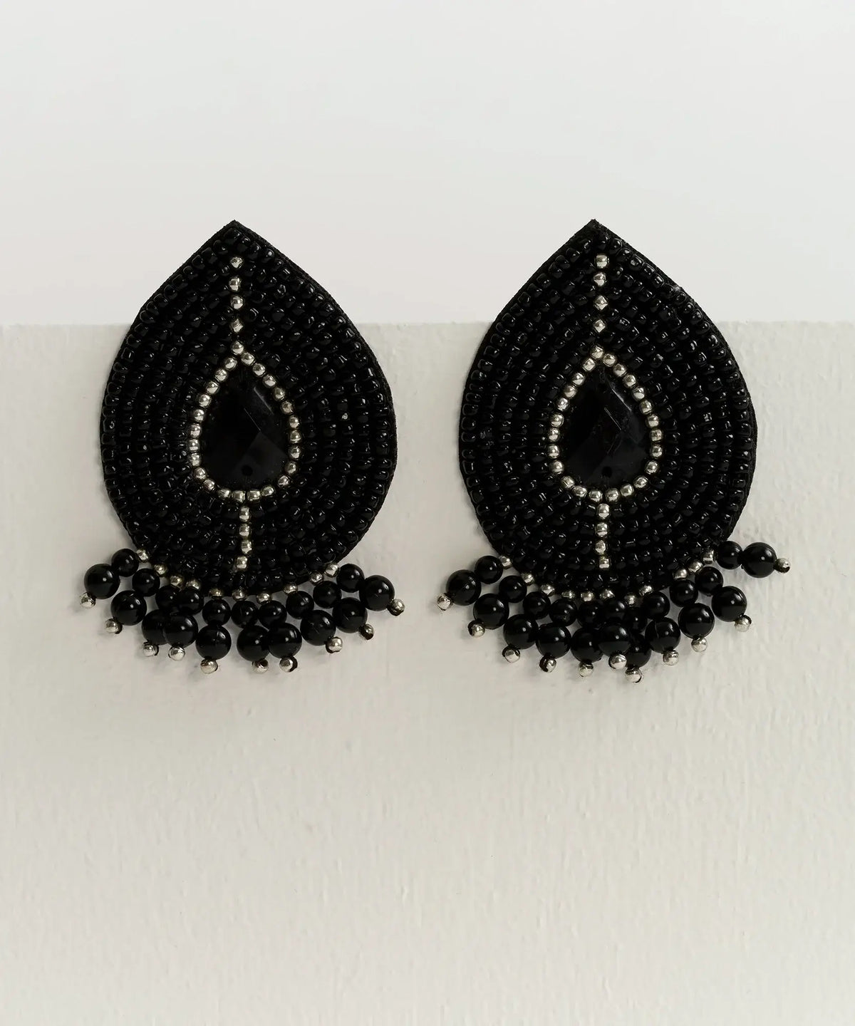 Aros Piedra Mostacillas Flecos Fiesta