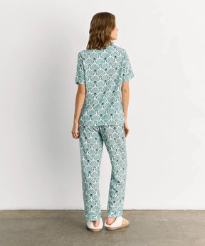 Pijama Camisero Flores