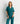 Pijama Camisero Gauze de Lounge en color verde, con bolsillo frontal y pantalón de pretina ajustable.