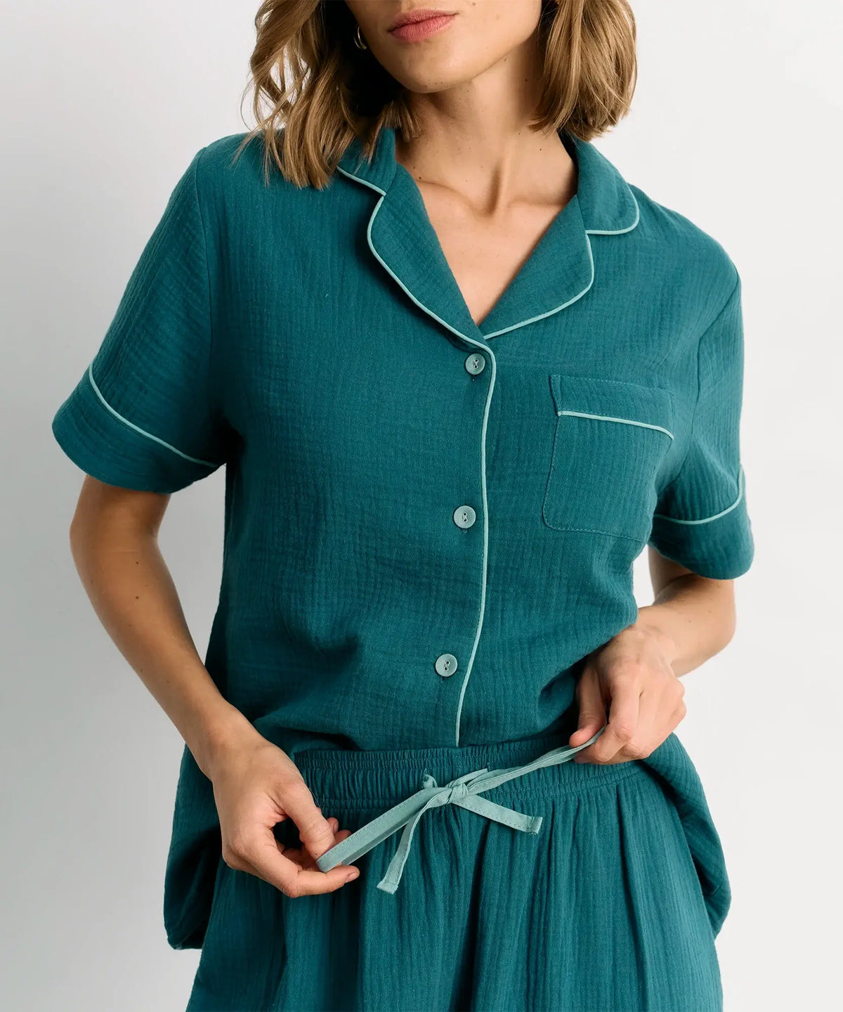Pijama Camisero Gauze
