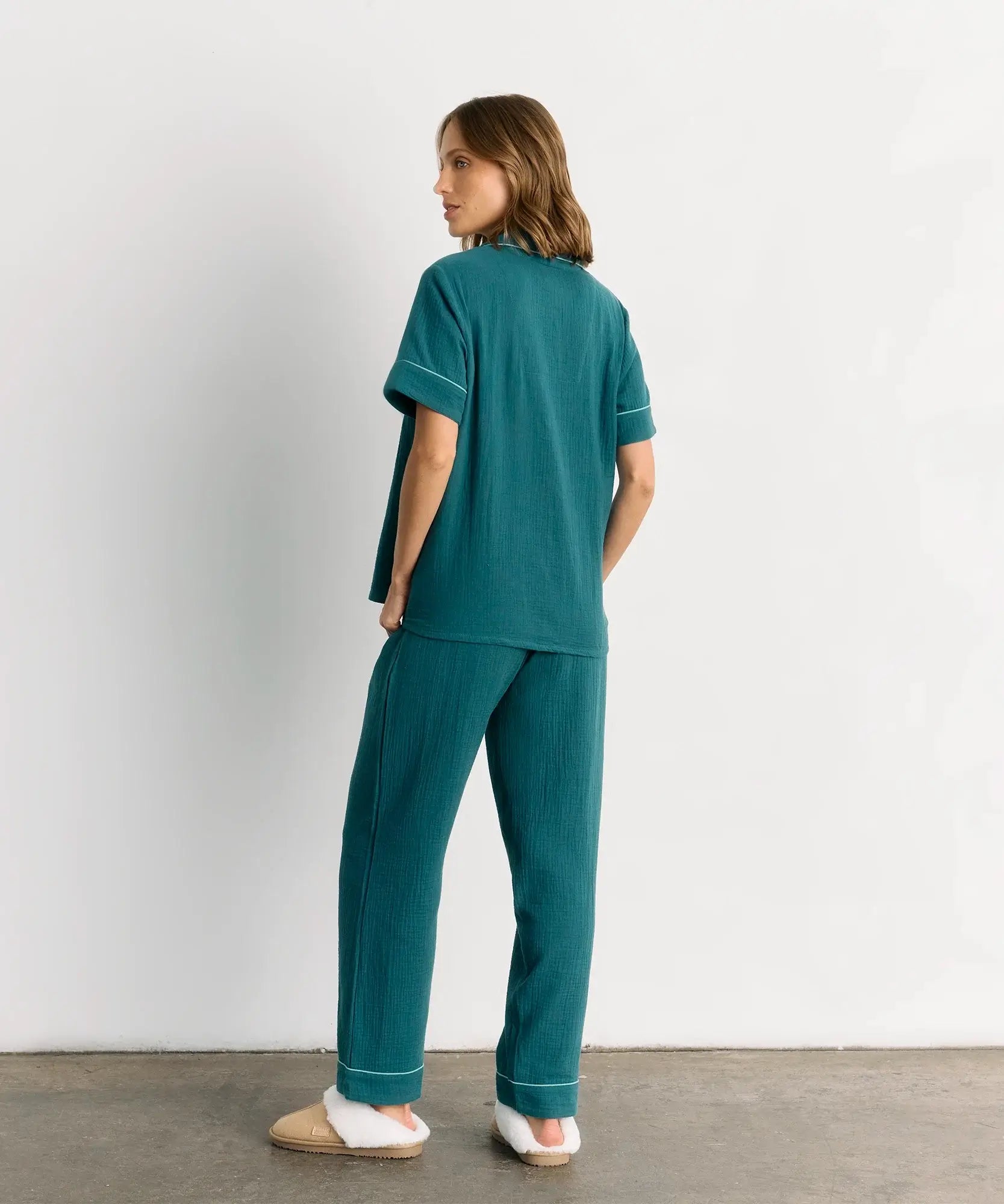 Pijama Camisero Gauze