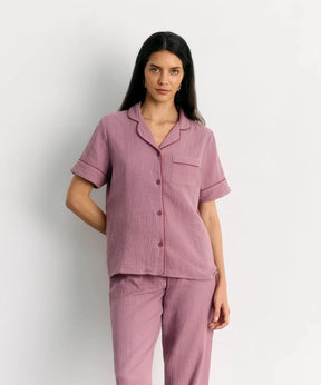 Pijama Camisero Gauze