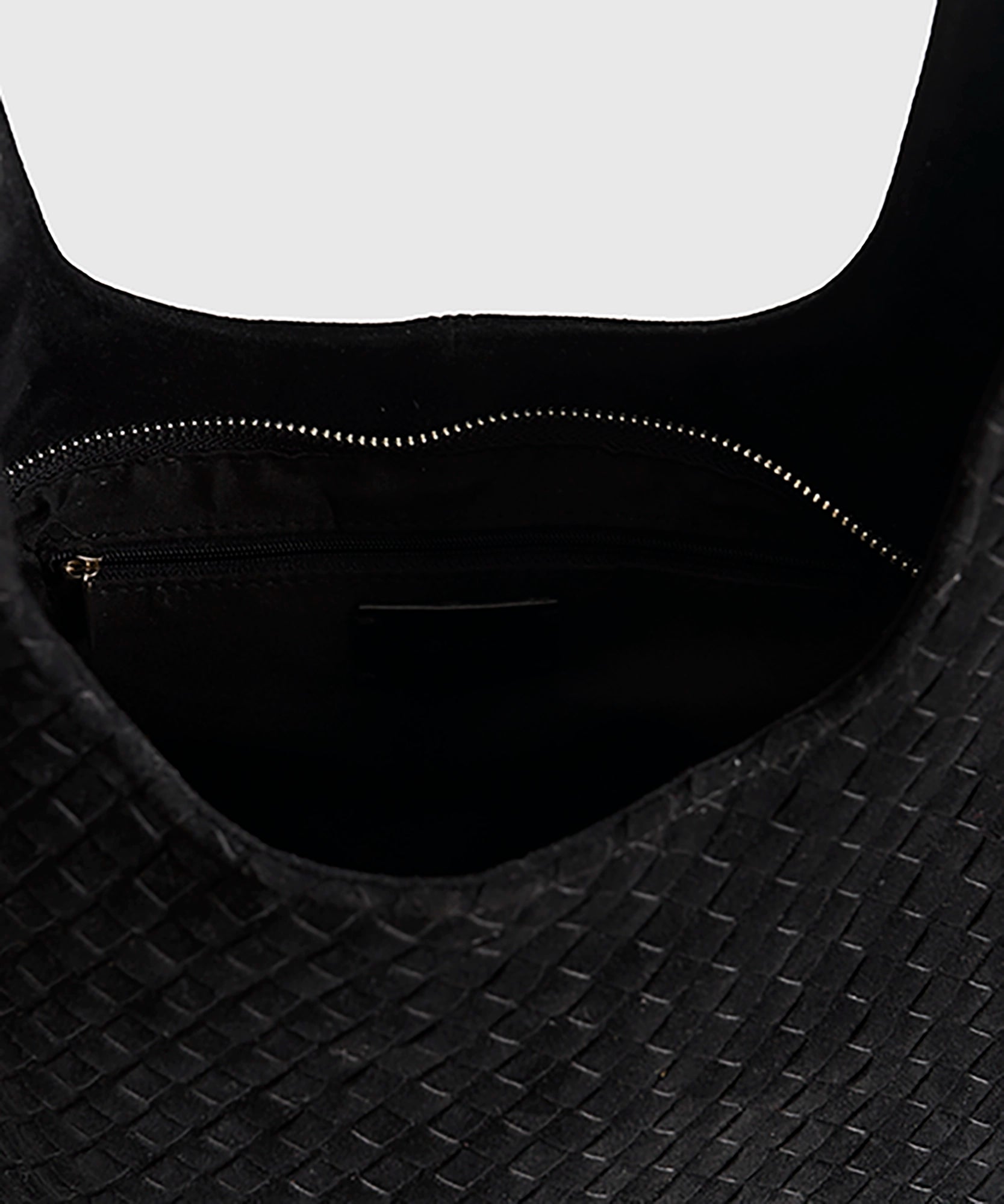 Cartera De Hombro Medialuna Tejida Woman