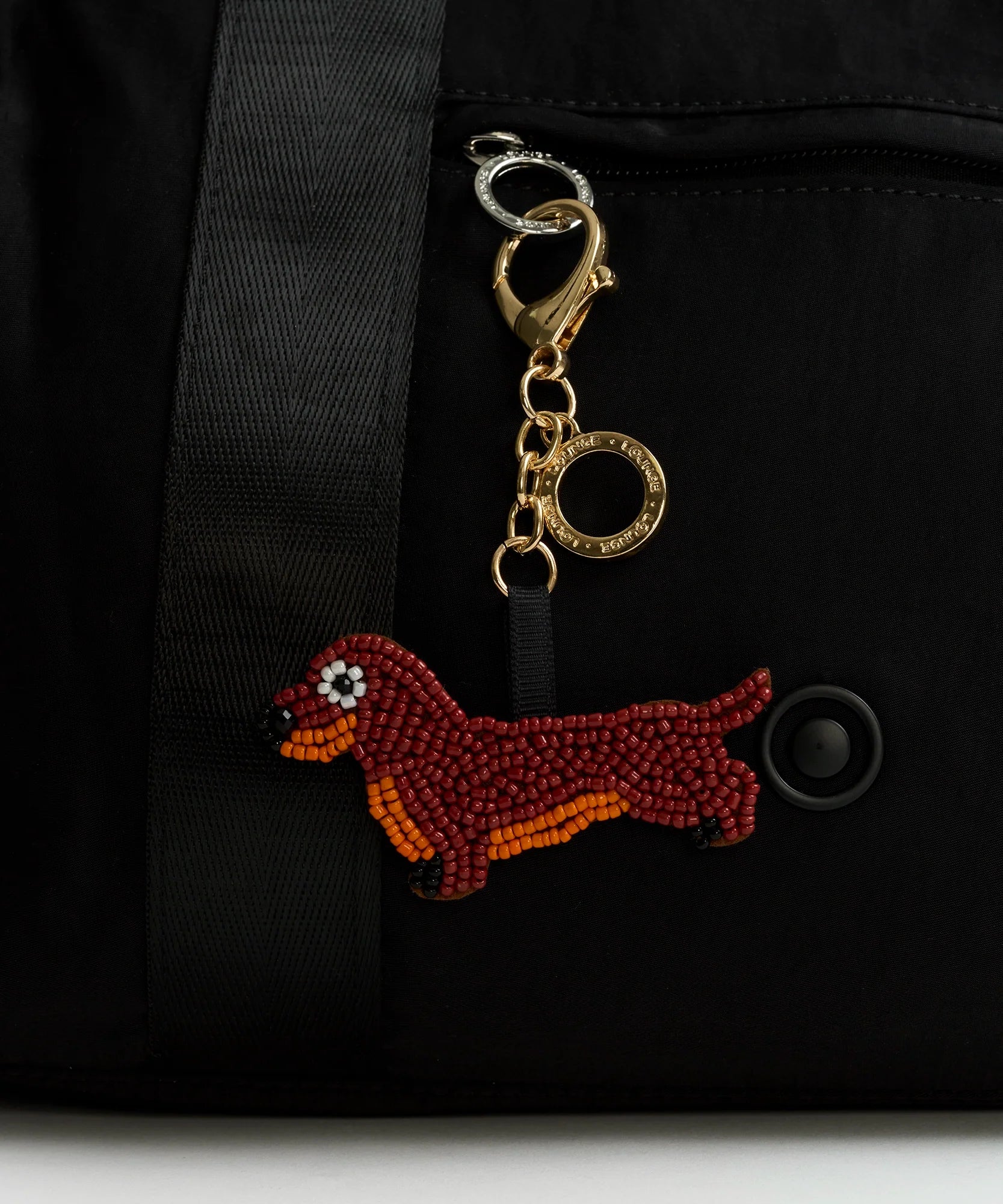 Llavero Charm Perro Mostacillas Craft