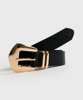 Cinturón Básico Hebilla En Punta