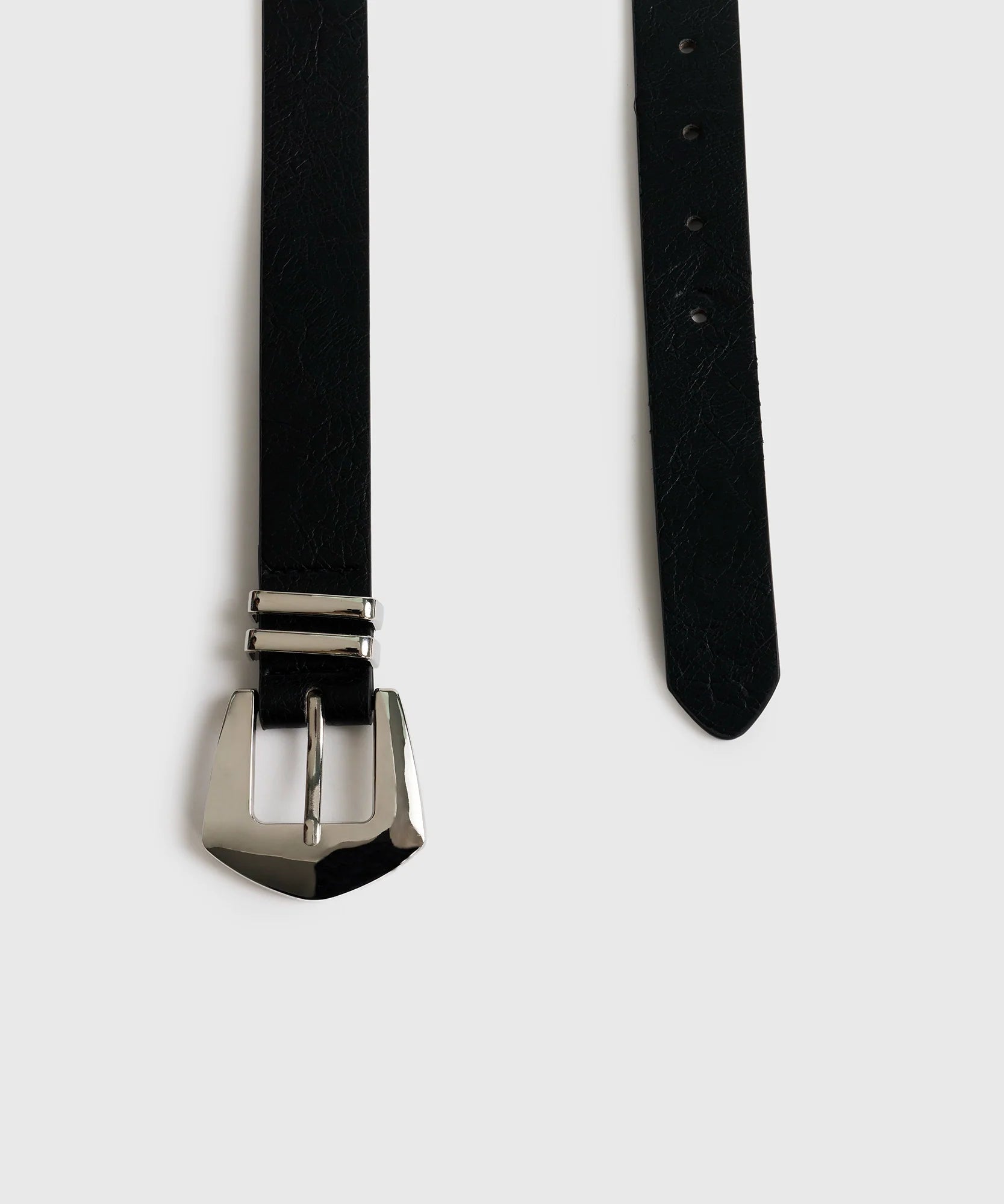 Cinturón Básico Hebilla En Punta