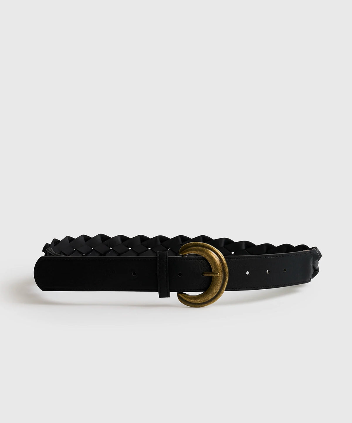 Cinturón Trenzado Hebilla Maxi