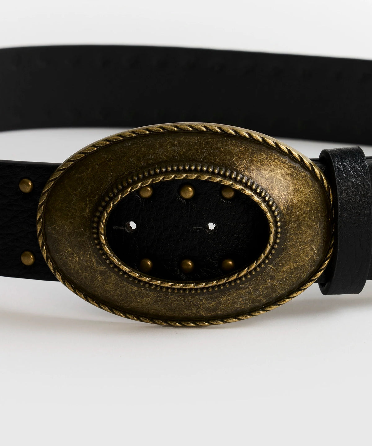 Cinturón Tachas Hebilla Maxi