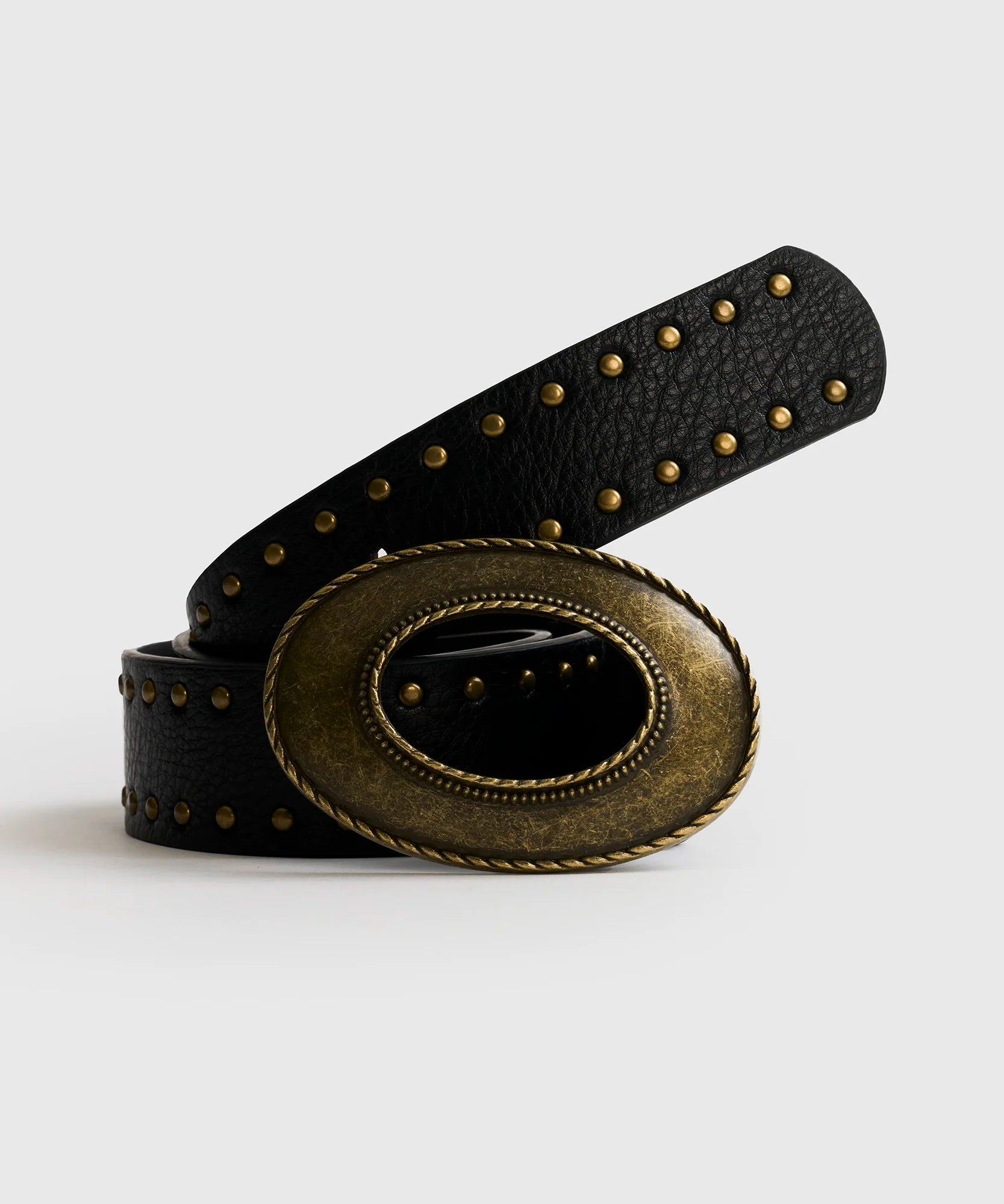 Cinturón Tachas Hebilla Maxi