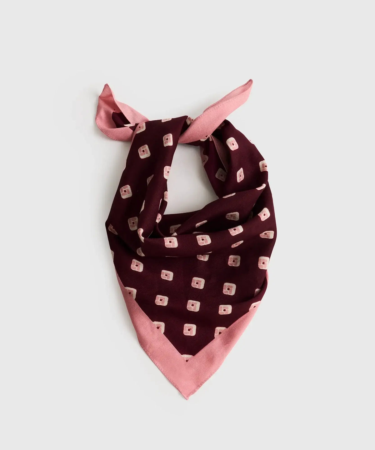 Bandana Con Diseño De Cuadrados