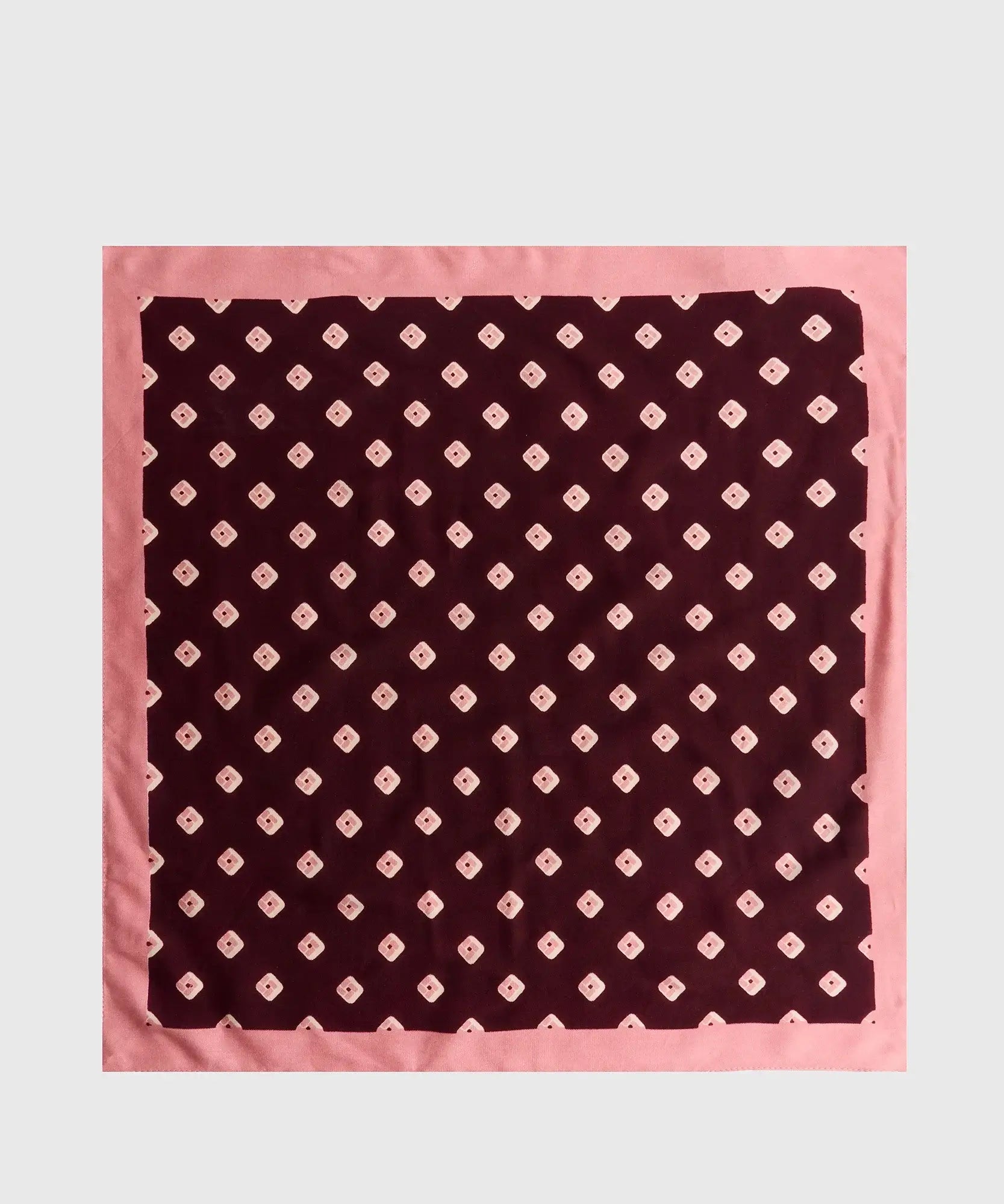 Bandana Con Diseño De Cuadrados