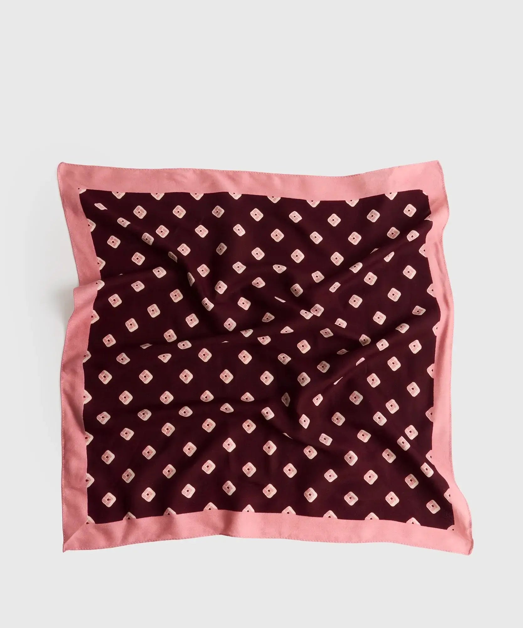 Bandana Con Diseño De Cuadrados