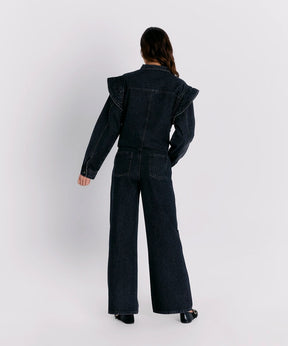 Pantalón Sin Pretina Denim