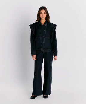 Pantalón Sin Pretina Denim
