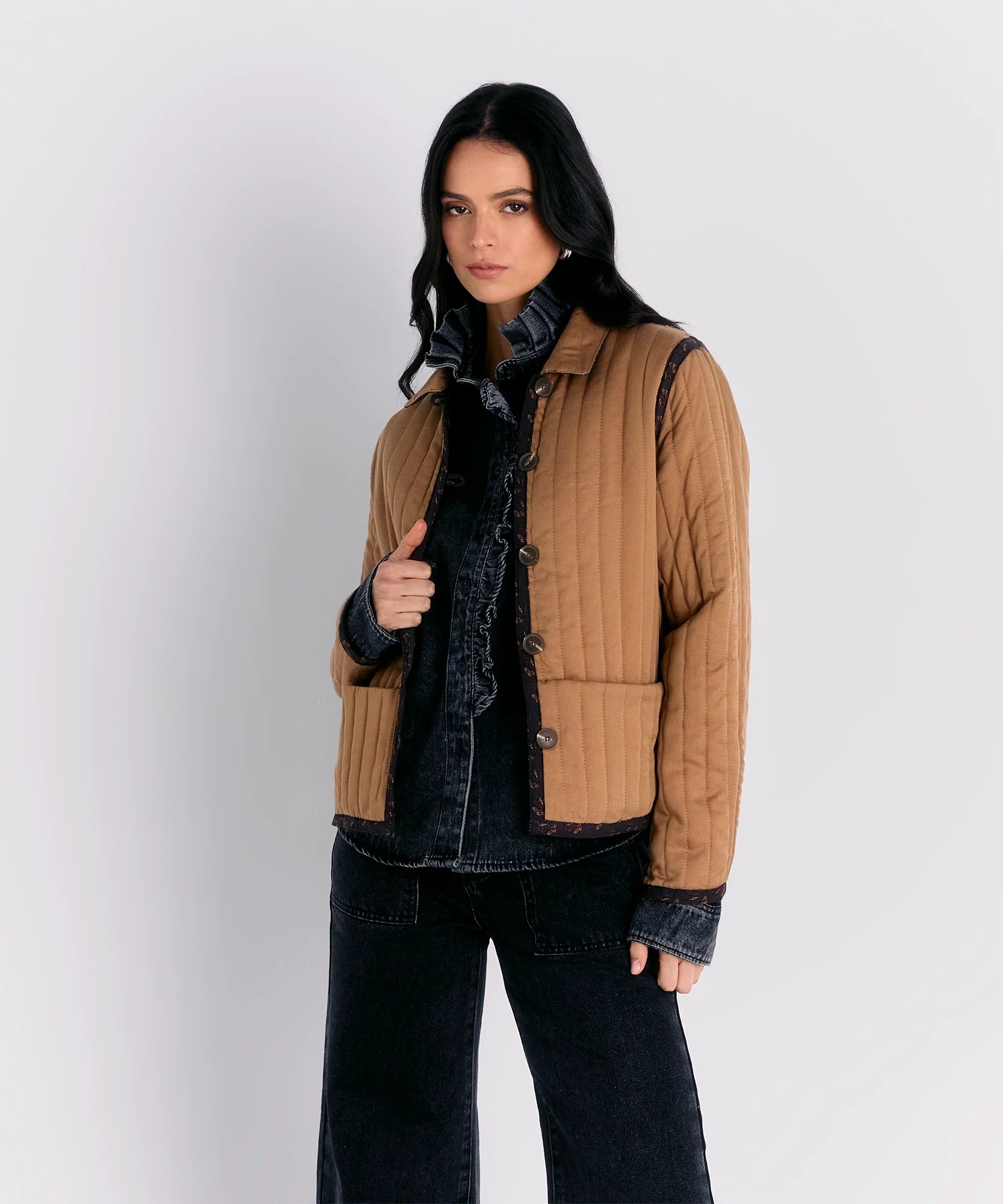 Chaqueta Reversible Camelia