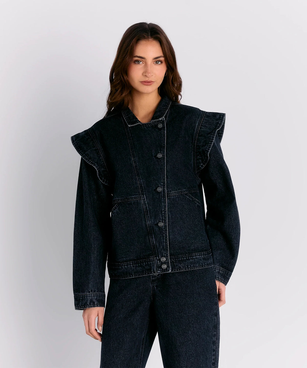 Chaqueta Doble Uso Denim