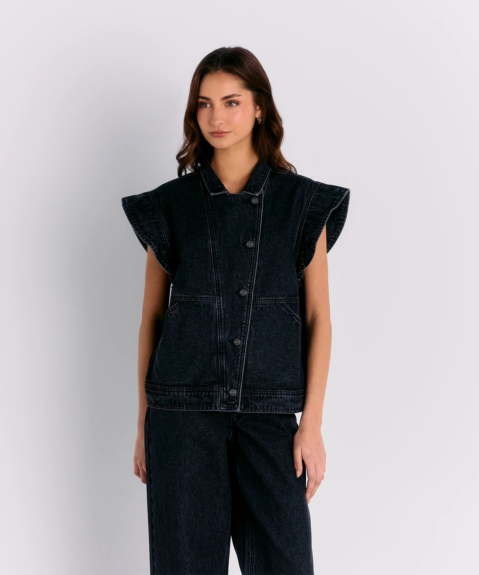 Chaqueta Doble Uso Denim
