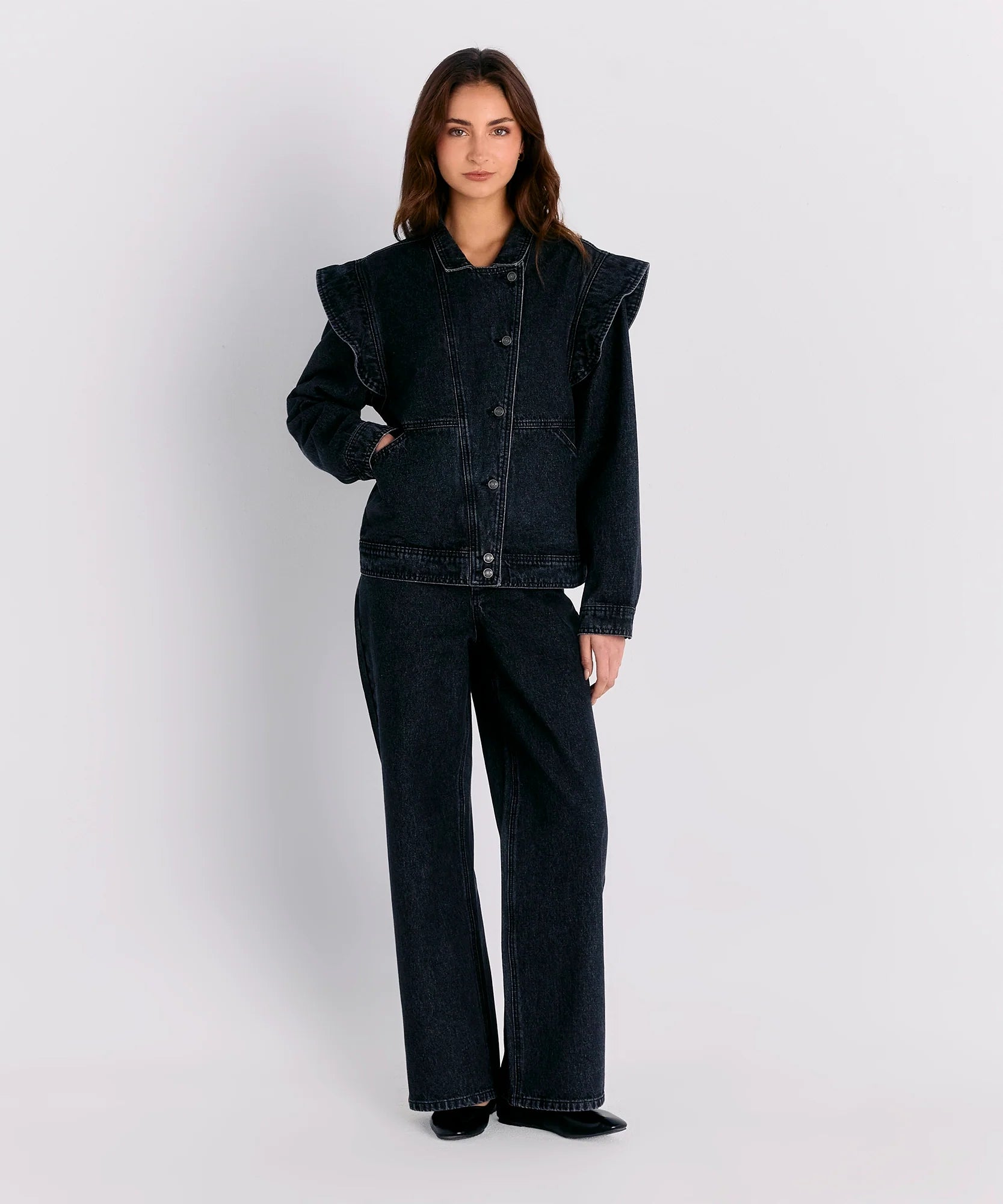 Chaqueta Doble Uso Denim