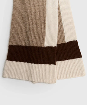 Set Gorro Y Bufanda Diseño De Líneas
