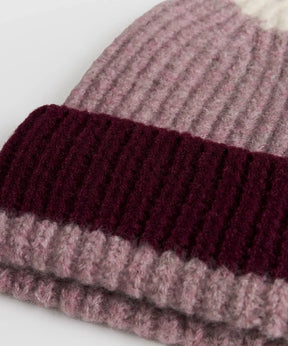 Set Gorro Y Bufanda Diseño De Líneas