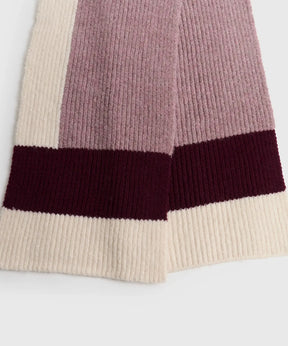 Set Gorro Y Bufanda Diseño De Líneas