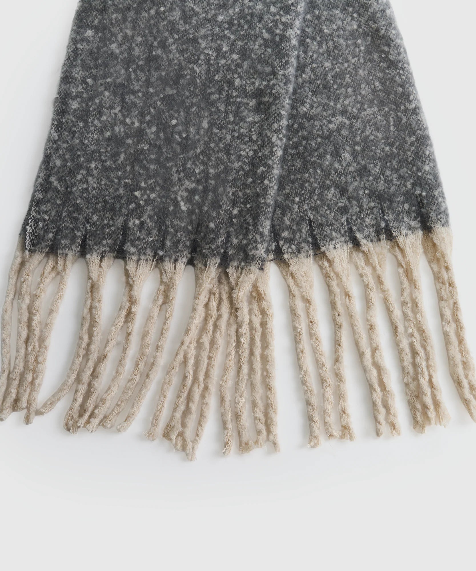 Maxi Bufanda Flecos Alto Invierno