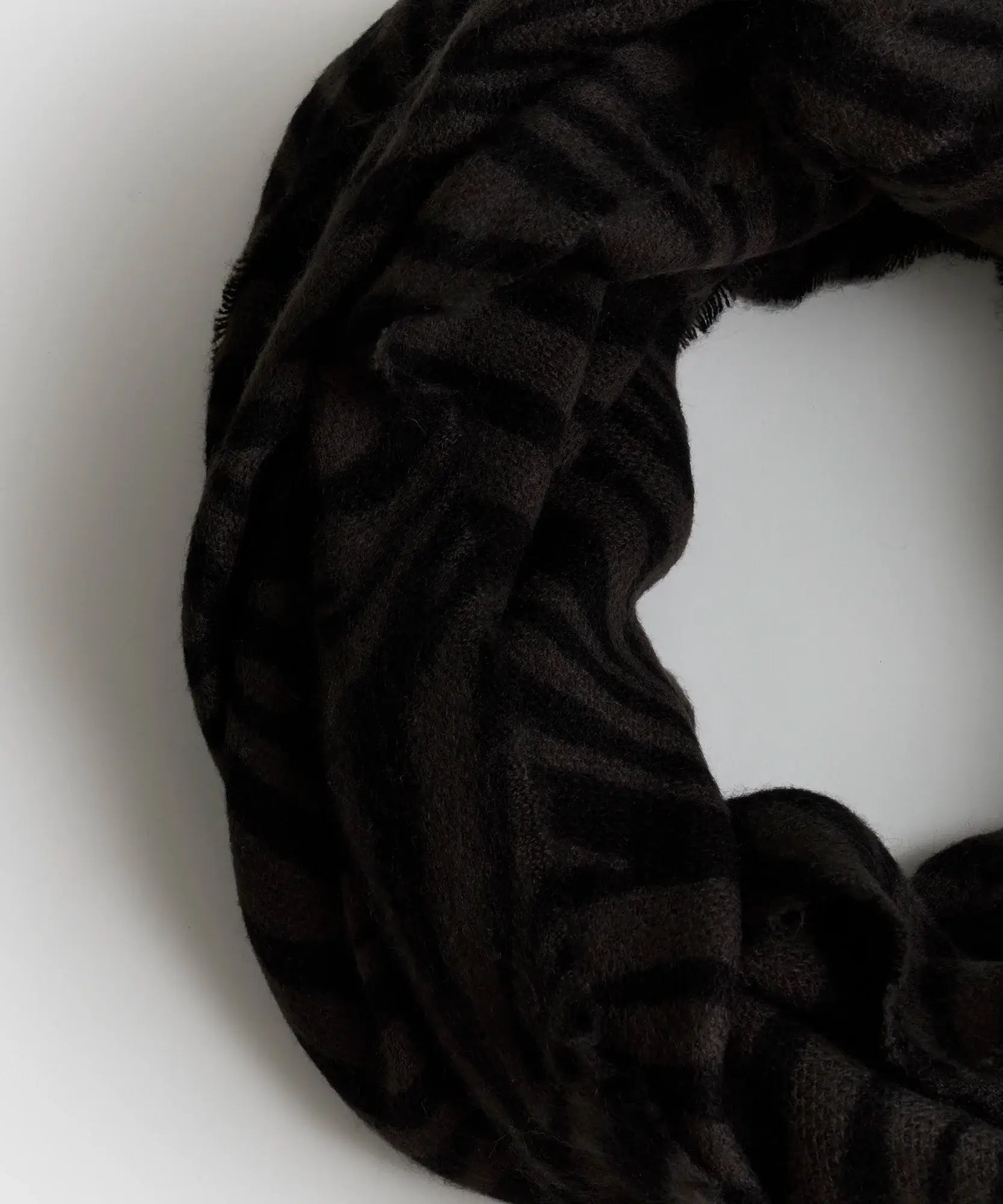 Bufanda Loop Con Estampado De Cebra
